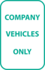 Company Vehicles Only Clip Art